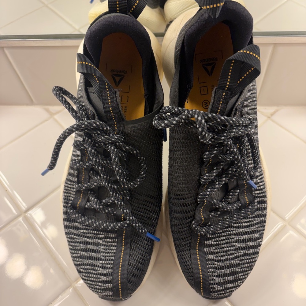 Reebok Black and White Sneakers